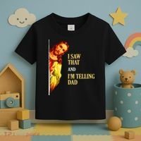 I Saw That IM Telling Dad Funny Religious Christian Jesus Toddler T-Shirt thumb 3