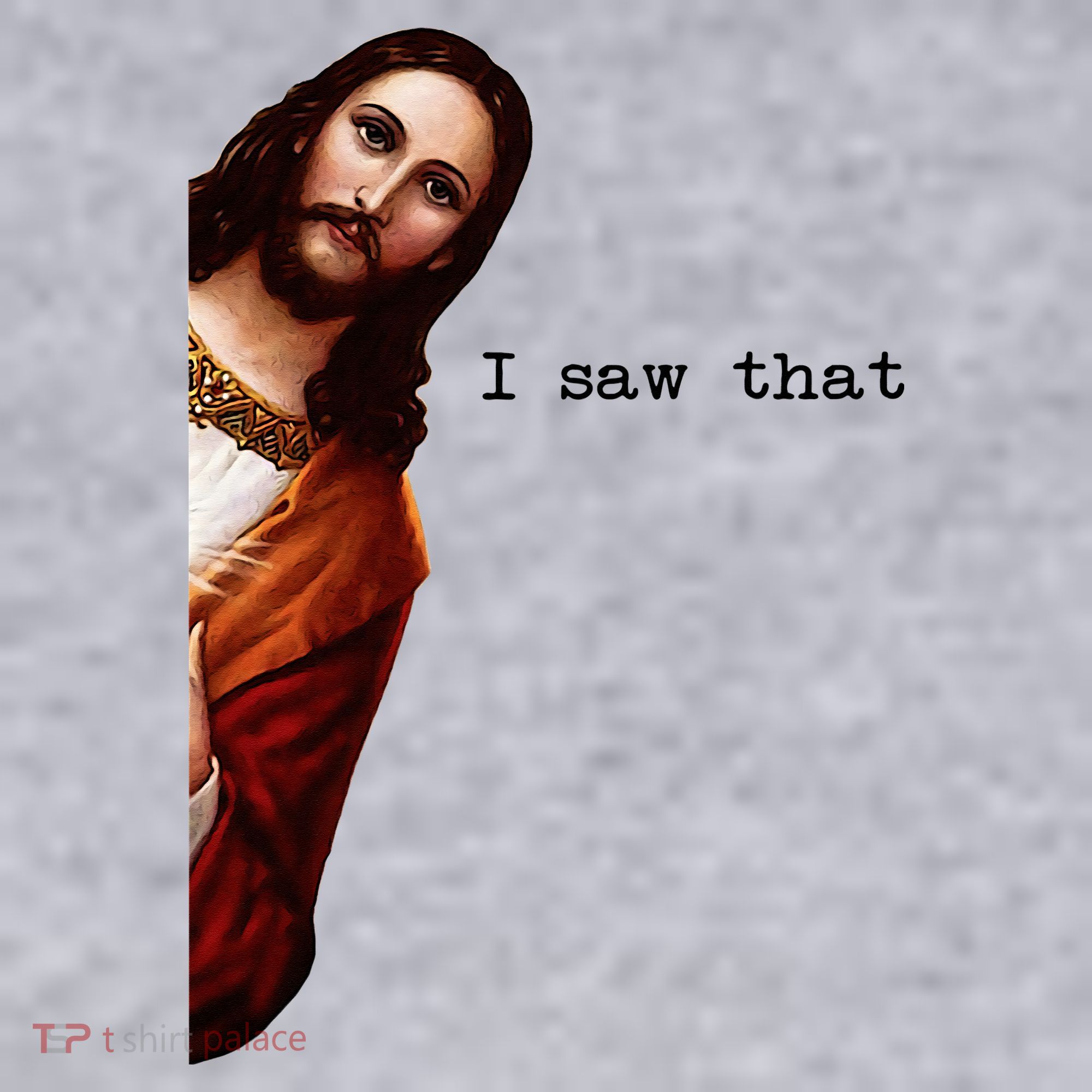 I Saw That Funny Jesus Christian Women's Sweatshirt