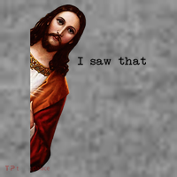 I Saw That Funny Jesus Christian Toddler Hoodie thumb 2