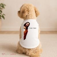 I Saw That Funny Jesus Christian Doggie Tank thumb 2