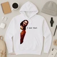 I Saw That Funny Jesus Christian Hoodie thumb 3