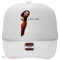 I Saw That Funny Jesus Christian Hat thumb 0
