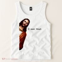 I Saw That Funny Jesus Christian Tank Top thumb 2