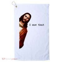 I Saw That Funny Jesus Christian Golf Towel thumb 0