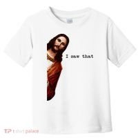 I Saw That Funny Jesus Christian Toddler T-Shirt thumb 0