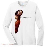 I Saw That Funny Jesus Christian Women's Long Sleeve Shirt thumb 0