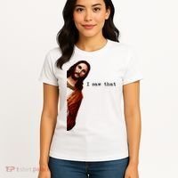 I Saw That Funny Jesus Christian Women's T-Shirt thumb 4