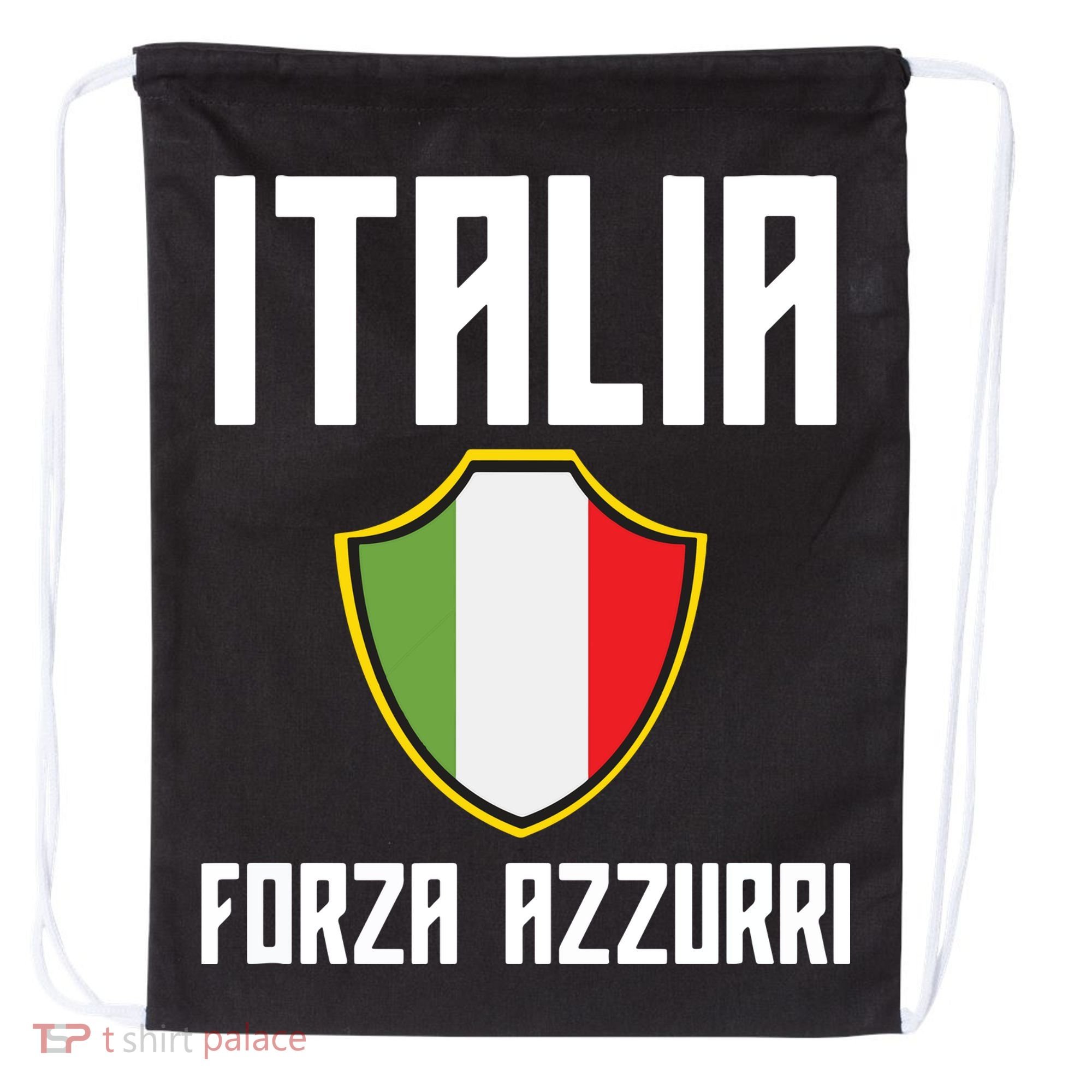 Italy Soccer Team Italia Drawstring Bag