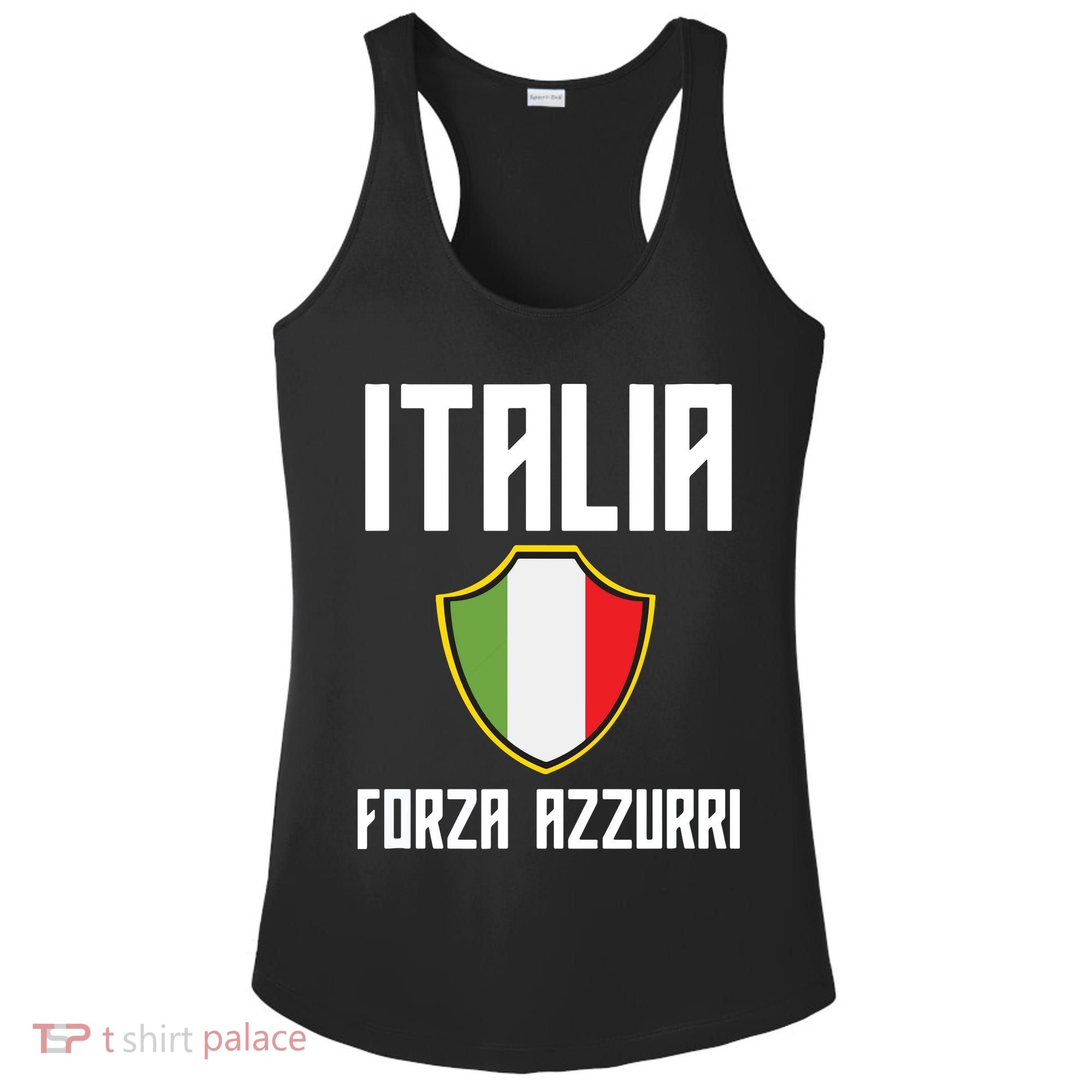 Italy Soccer Team Italia Ladies PosiCharge Competitor Racerback Tank