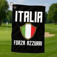 Italy Soccer Team Italia Golf Towel thumb 1