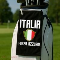 Italy Soccer Team Italia Golf Towel thumb 2