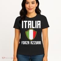 Italy Soccer Team Italia Women's T-Shirt thumb 4