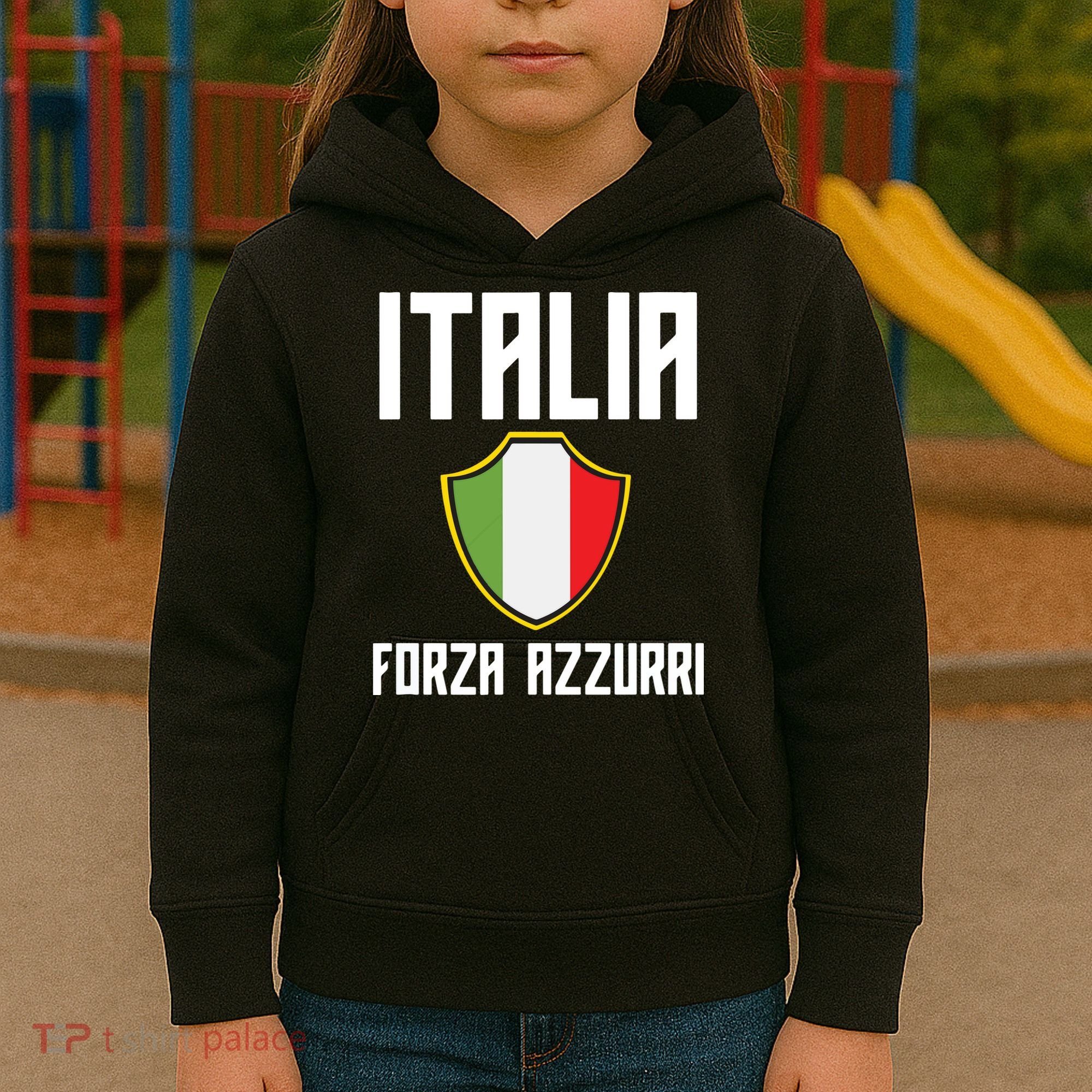 Italy Soccer Team Italia Kids Hoodie