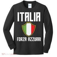 Italy Soccer Team Italia Kids Long Sleeve Shirt thumb 0