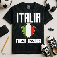 Italy Soccer Team Italia Kids Tie-Dye T-Shirt thumb 2