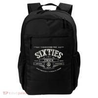 I Survived The Sixties Twice Built In 60s 60th Birthday Backpack thumb 0
