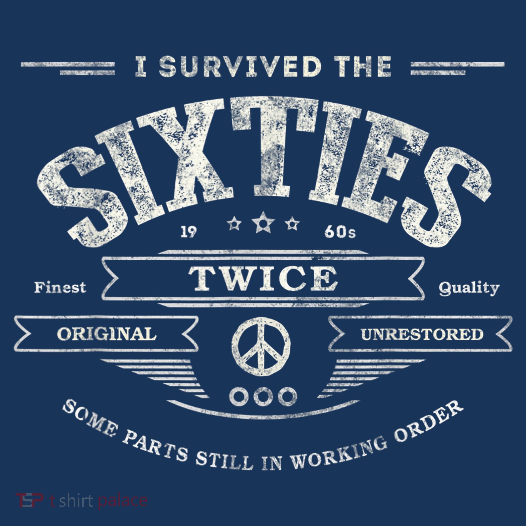 I Survived The Sixties Twice Built In 60s 60th Birthday Women's Tank Top
