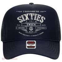 I Survived The Sixties Twice Built In 60s 60th Birthday Hat thumb 0