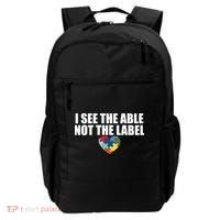 I See The ABLE Not The LABEL Backpack thumb 0