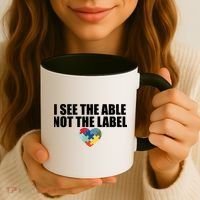 I See The ABLE Not The LABEL Coffee Mug thumb 3