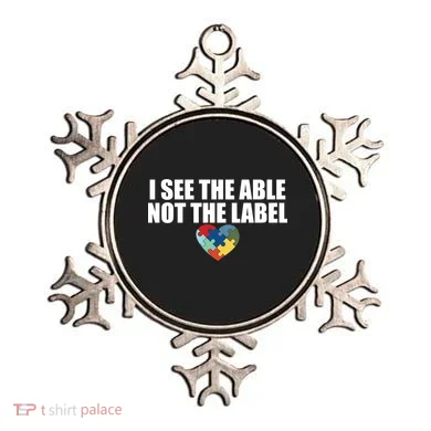 I See The ABLE Not The LABEL Ornament