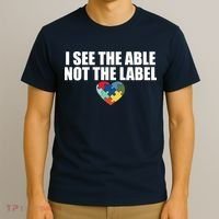 I See The ABLE Not The LABEL T-Shirt thumb 3