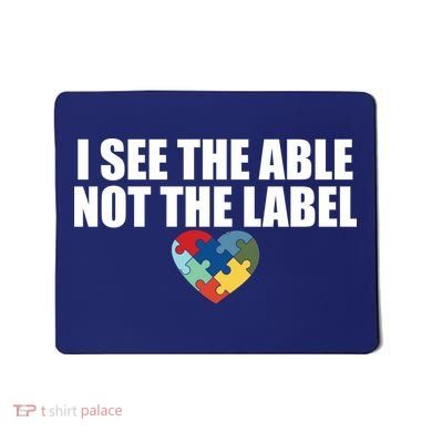 I See The ABLE Not The LABEL Mousepad