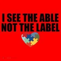 I See The ABLE Not The LABEL Santa Hat thumb 1