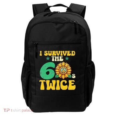 I Survived The 60s Twice Sixties 60s And 70s Year Sunflower Backpack