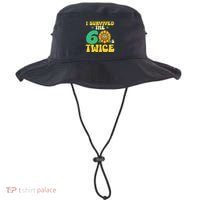 I Survived The 60s Twice Sixties 60s And 70s Year Sunflower Bucket Hat thumb 0