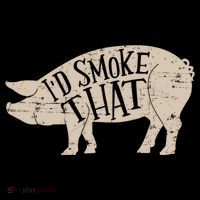 I'd Smoke That Pig Bbq Grilling Meaningful Gift Women's Hoodie thumb 2
