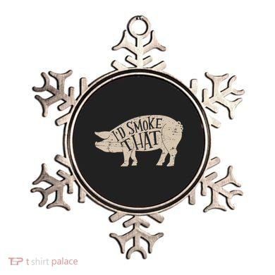 I'd Smoke That Pig Bbq Grilling Meaningful Gift Ornament