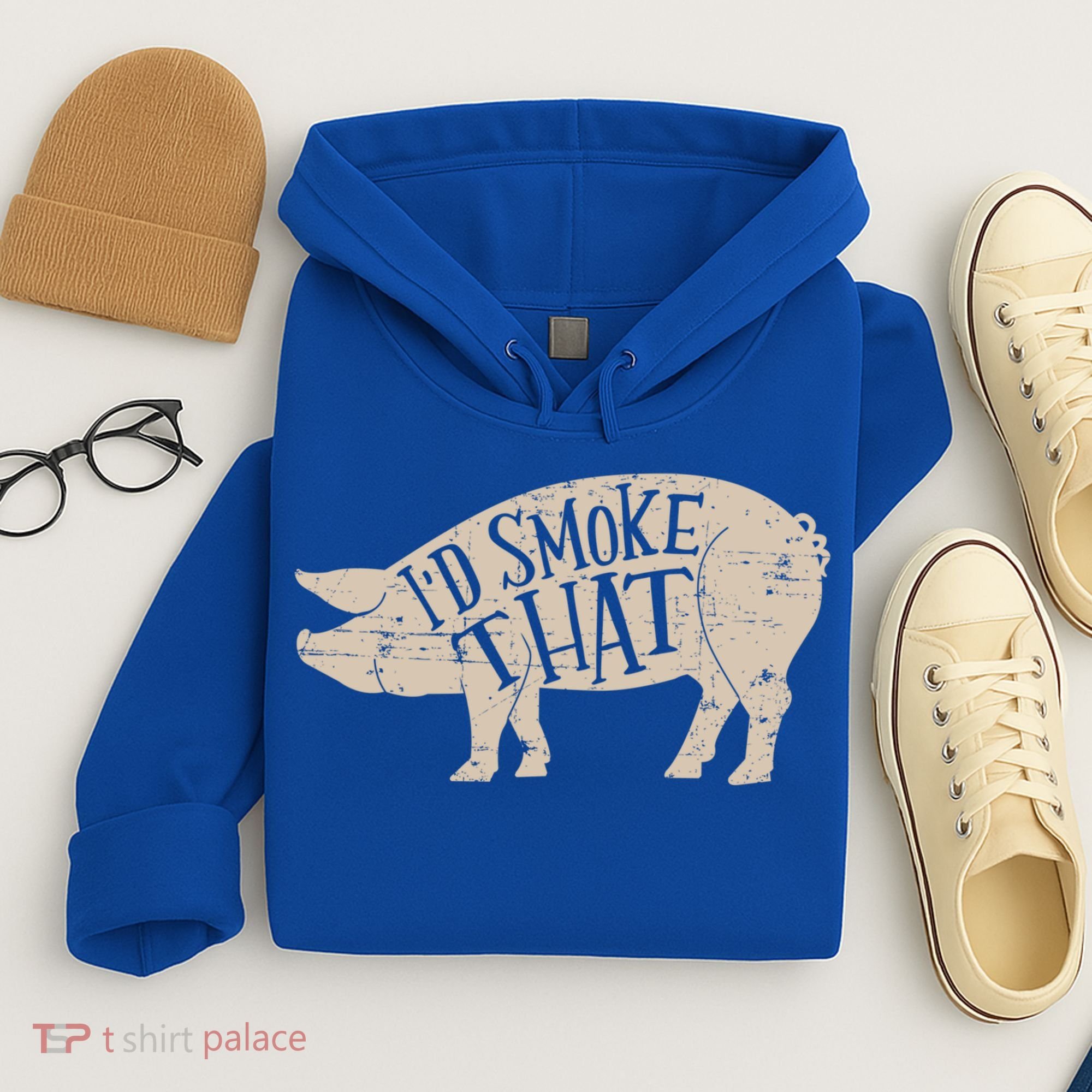 I'd Smoke That Pig Bbq Grilling Meaningful Gift Hoodie