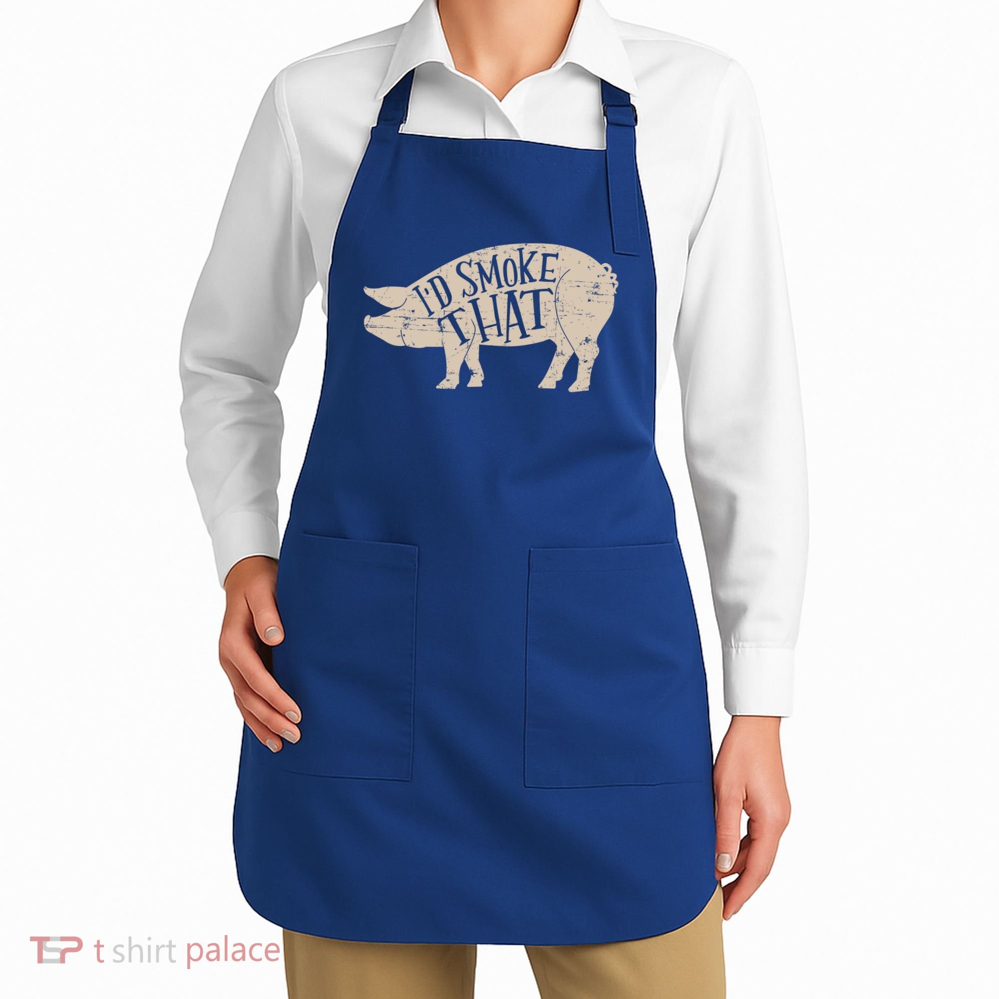 I'd Smoke That Pig Bbq Grilling Meaningful Gift Apron