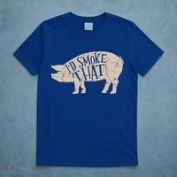 I'd Smoke That Pig Bbq Grilling Meaningful Gift T-Shirt thumb 5