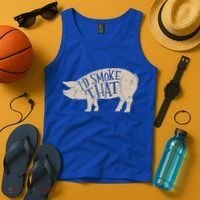 I'd Smoke That Pig Bbq Grilling Meaningful Gift Tank Top thumb 4