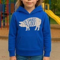 I'd Smoke That Pig Bbq Grilling Meaningful Gift Kids Hoodie thumb 3