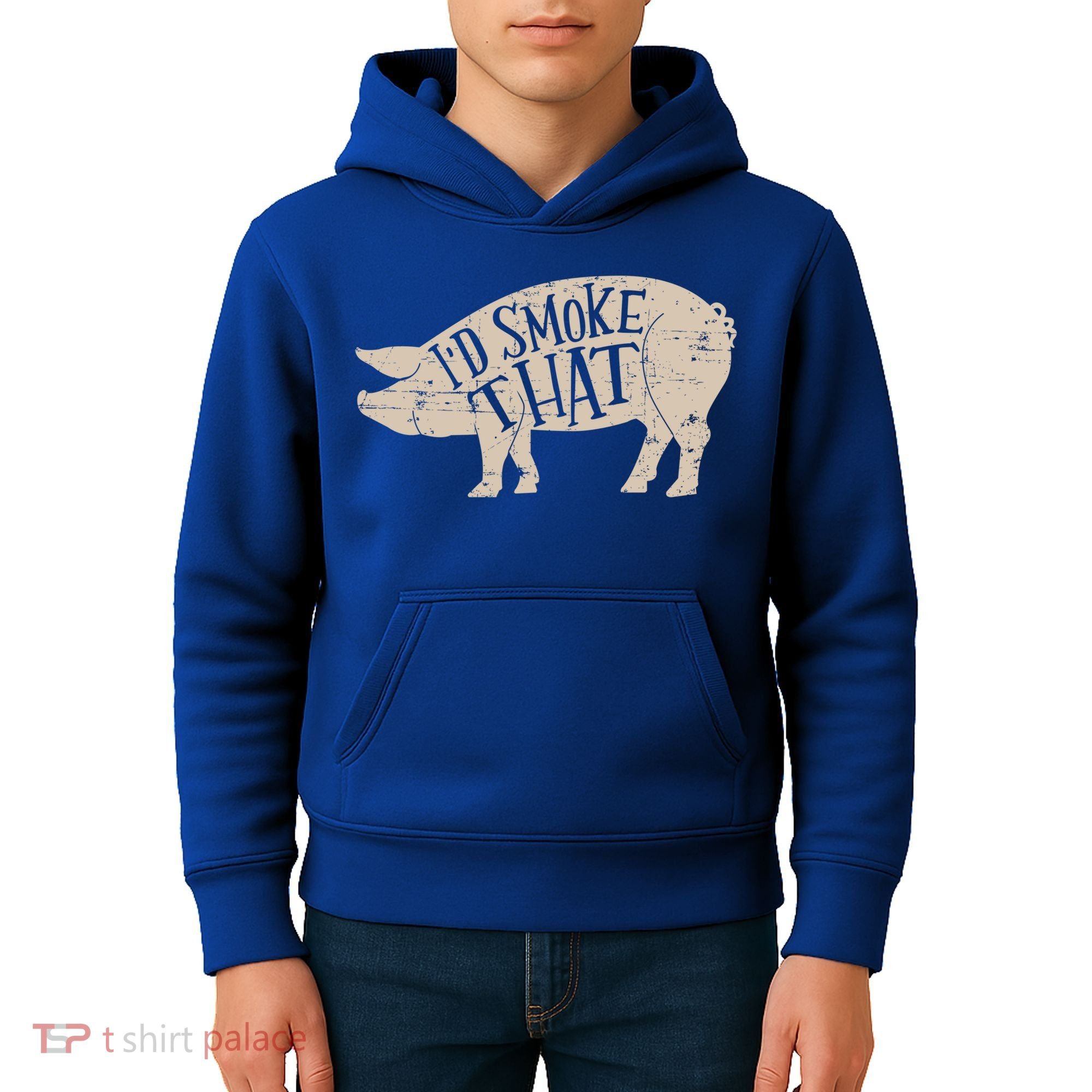 I'd Smoke That Pig Bbq Grilling Meaningful Gift Kids Hoodie