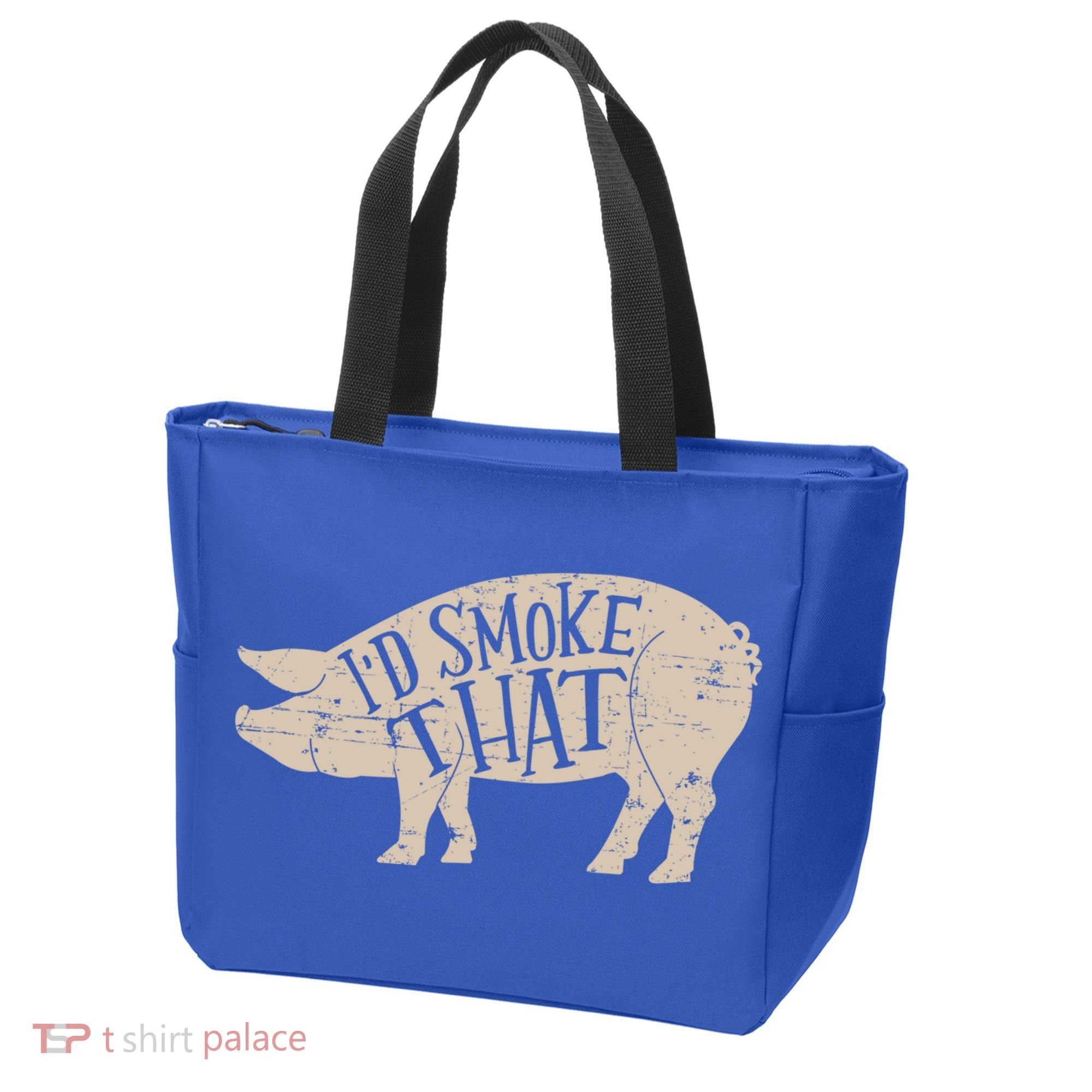 I'd Smoke That Pig Bbq Grilling Meaningful Gift Tote Bag