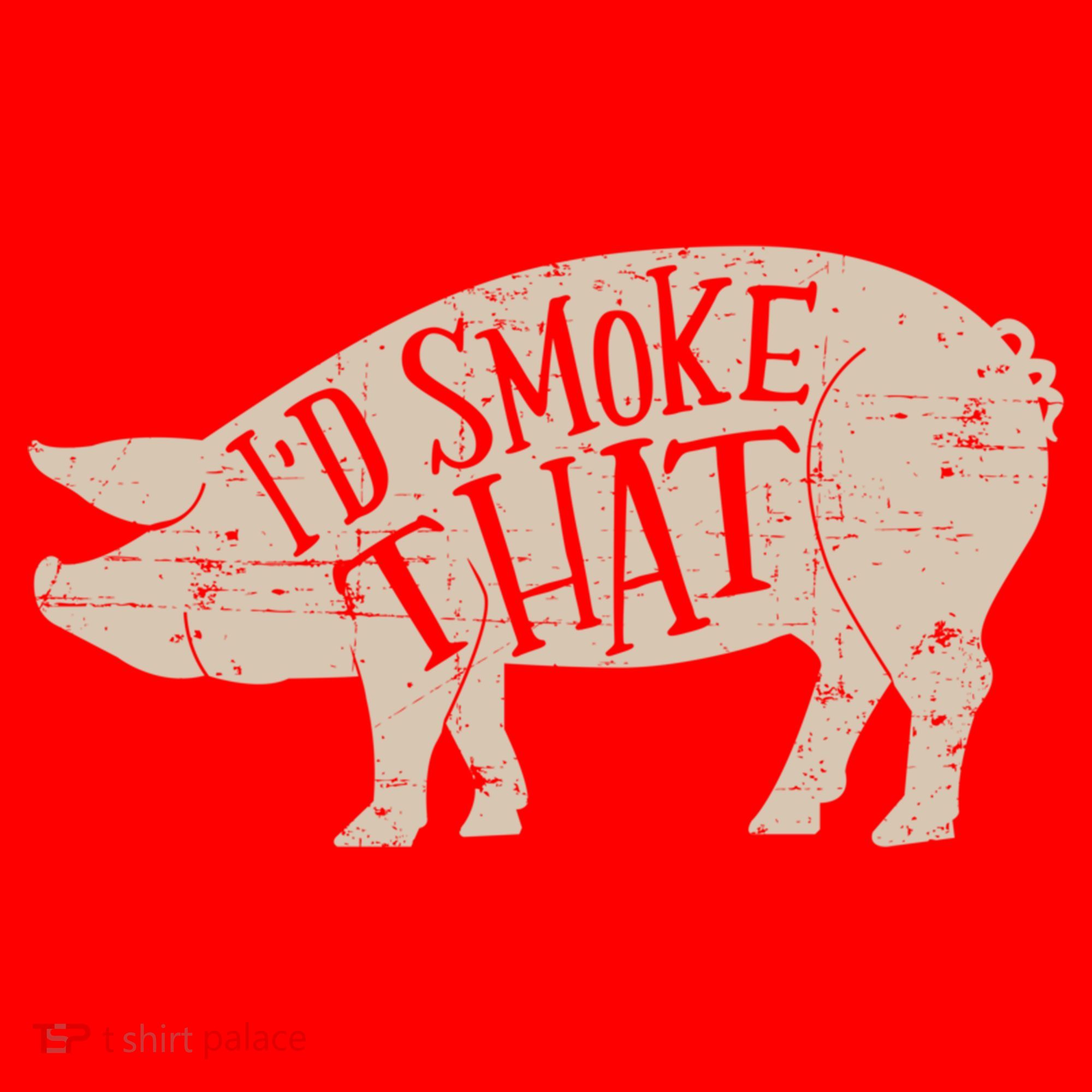 I'd Smoke That Pig Bbq Grilling Meaningful Gift Santa Hat