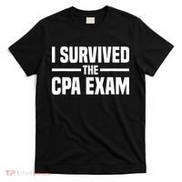I Survived The CPA Exam Funny Certified Public Accountant T-Shirt thumb 0