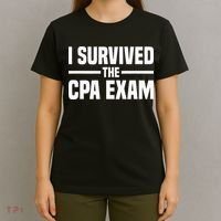 I Survived The CPA Exam Funny Certified Public Accountant T-Shirt thumb 4