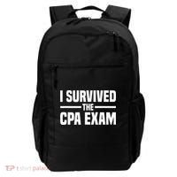 I Survived The CPA Exam Funny Certified Public Accountant Backpack thumb 0