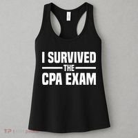 I Survived The CPA Exam Funny Certified Public Accountant Women's Tank Top thumb 3