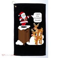 I Said The Schmidt House Fun Xmas Gift Golf Towel thumb 0