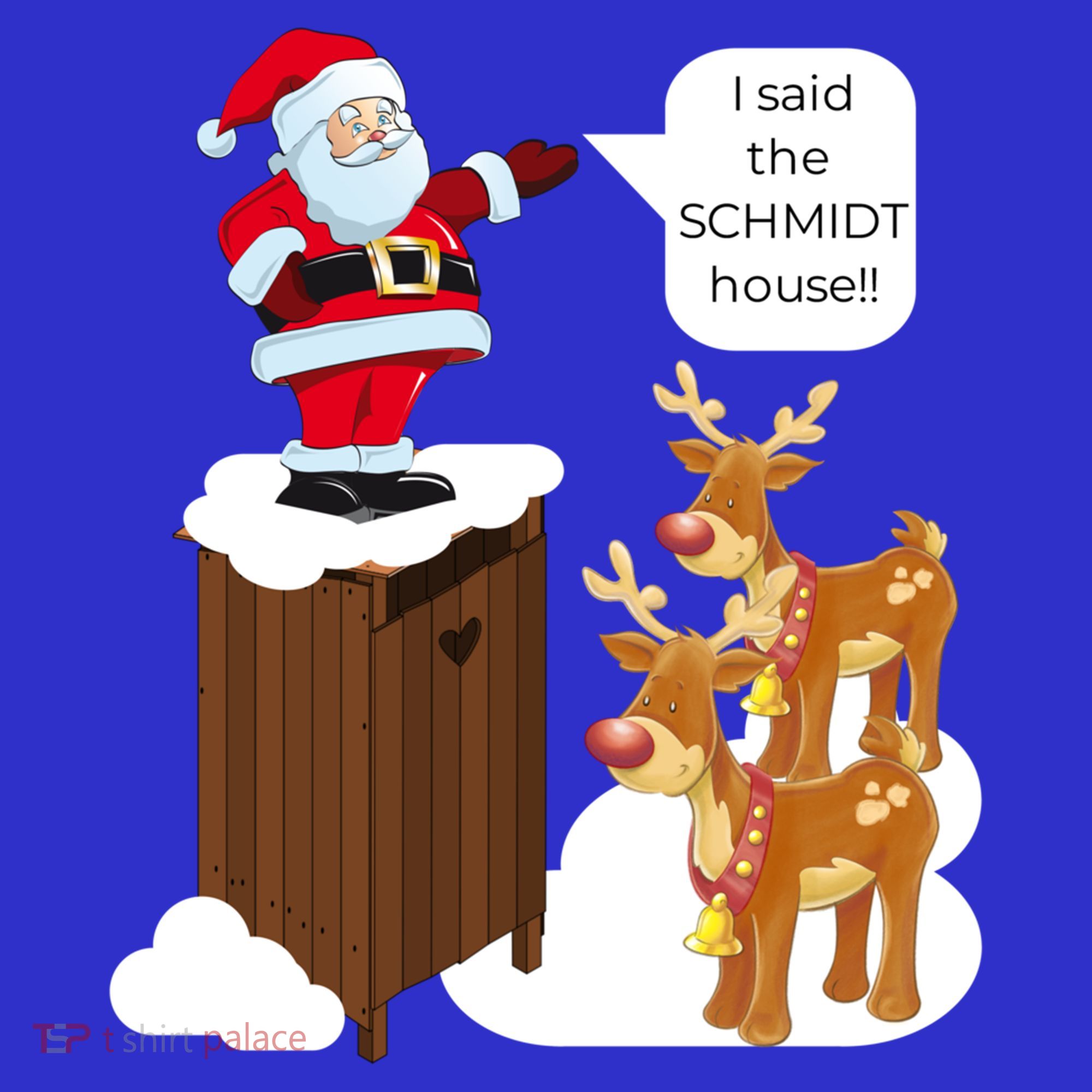 I Said The Schmidt House Fun Xmas Gift Apron
