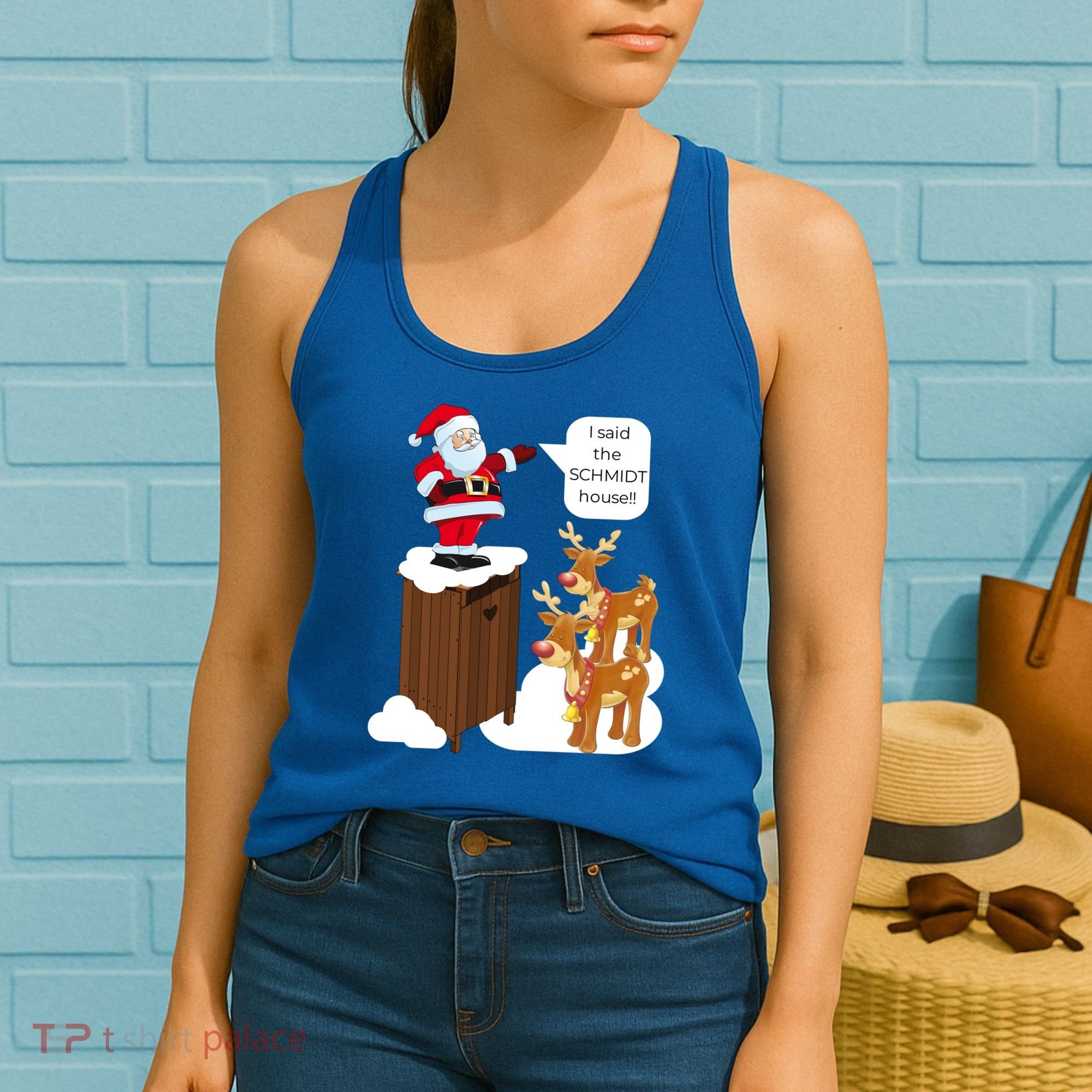 I Said The Schmidt House Fun Xmas Gift Women's Tank Top