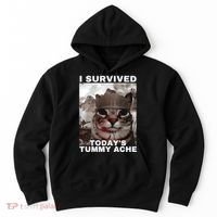 I Survived Todays Tummy Ache Hoodie thumb 0