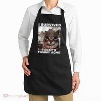 I Survived Todays Tummy Ache Apron thumb 2