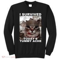 I Survived Todays Tummy Ache Sweatshirt thumb 0